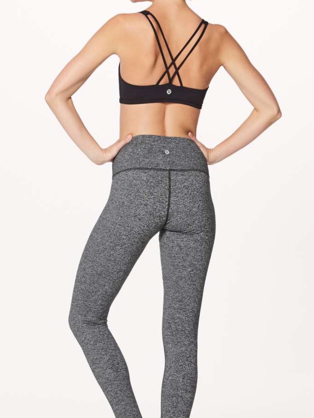 Lululemon Wunder Under Gray High-Rise Leggings sz 6